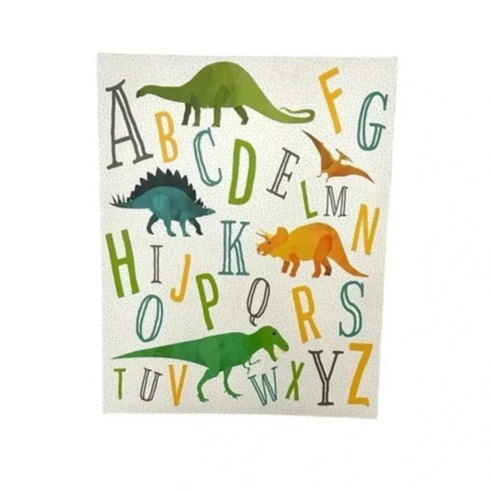 Dinosaur ABC canvas  home decor kids room decoration wall decor wall art